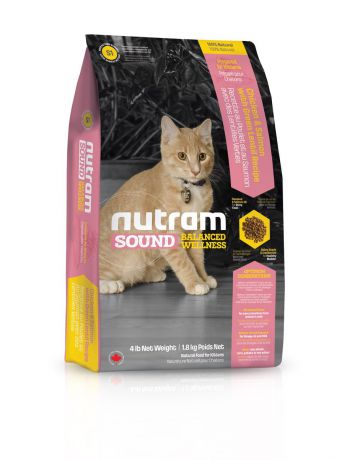 Корм сухой S1 Nutram "Sound Balanced Wellness" для котят, 1,8 кг
