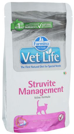 Корм сухой Farmina "Vet Life" для кошек при рецидивах мочекаменной болезни и идиопатическом цистите, диетический, 400 г