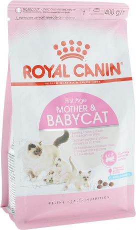 Корм сухой Royal Canin "Mother & Babycat", для котят в возрасте от 1 до 4-х месяцев, беременных и лактирующих кошек, 400 г