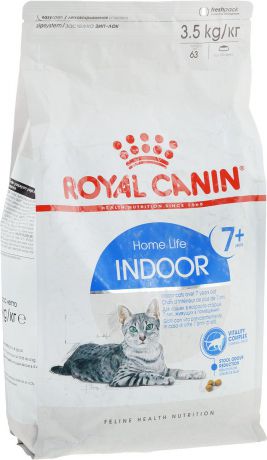 Корм сухой Royal Canin "Indoor 7+", для кошек в возрасте от 7 до 12 лет, живущих в помещении, 3,5 кг