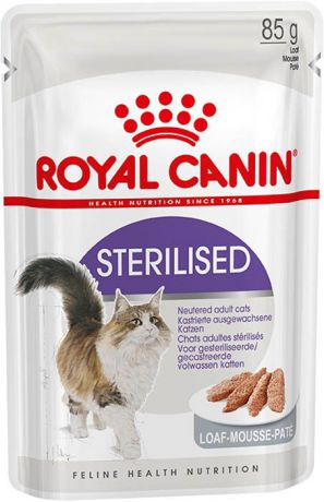 Консервы Royal Canin "Sterilised", паштет для взрослых стерилизованных кошек, 85 г