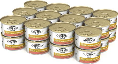 Консервы "Gourmet" для взрослых кошек, с уткой и индейкой, 85 г, 24 шт