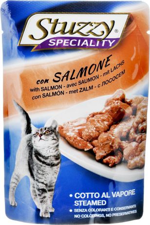 Консервы для кошек Stuzzy "Speciality", с лососем, 100 г