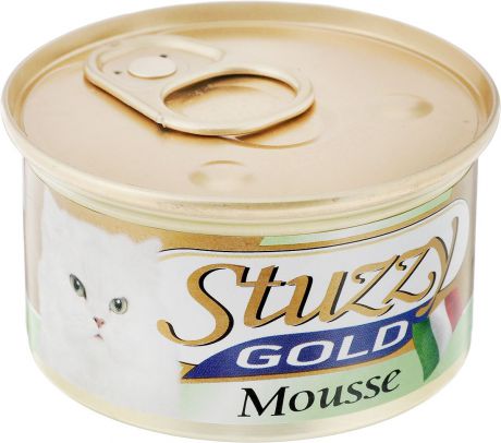 Консервы для взрослых кошек Stuzzy "Gold", с телятиной, 85 г