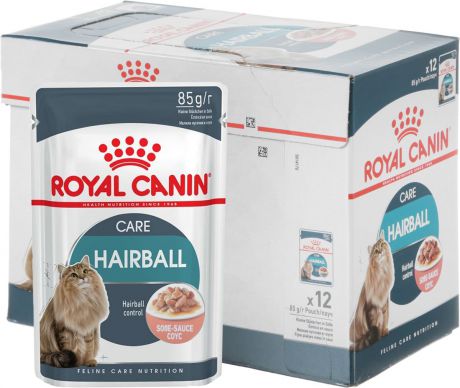 Консервы Royal Canin "Hairball Care" для кошек, для предотвращения образования волосяных комочков, 85 г, 12 шт