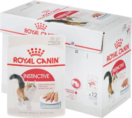 Консервы Royal Canin "Instinctive", паштет для взрослых кошек, 85 г, 12 шт