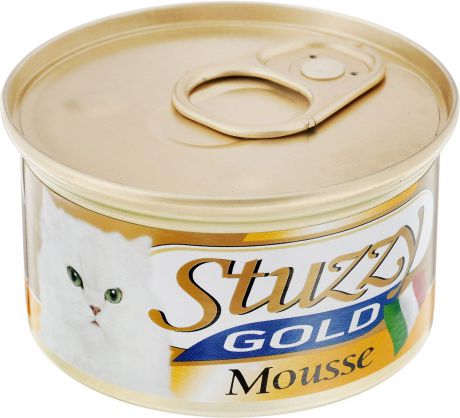 Консервы для взрослых кошек Stuzzy "Gold", с форелью, 85 г