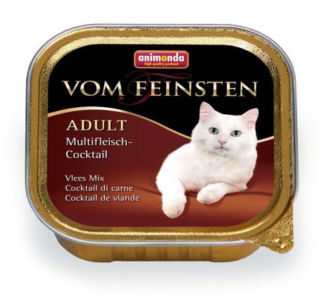 Консервы Animonda "Vom Feinsten" для взрослых кошек, с мясным коктейлем, 100 г