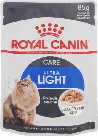 Консервы Royal Canin "Ultra Light", для кошек, склонных к полноте, мелкие кусочки в желе, 85 г