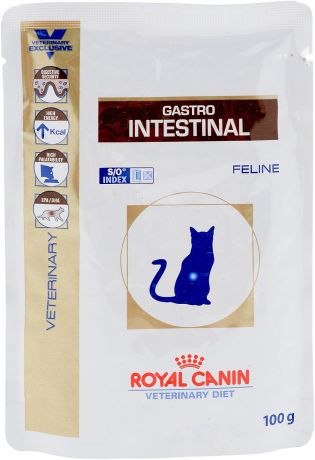 Консервы диетические Royal Canin "Gastro Intestinal" для кошек, при нарушениях пищеварения, 100 г
