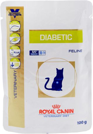 Консервы диетические Royal Canin "Diabetic DS46" для кошек, при сахарном диабете, 100 г