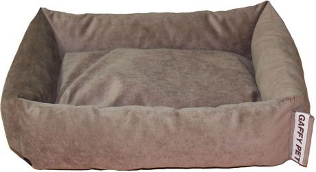 Лежак Gaffy Pet "Sofa", цвет: шоколадный, 65 х 55 х 18 см