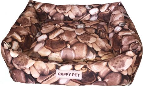 Лежак Gaffy Pet "Stone", цвет: коричневый, 55 х 45 х 23 см