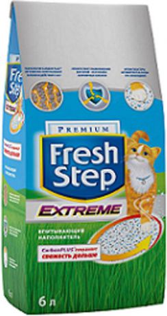Наполнитель для кошачьего туалета Fresh Step Extreme, впитывающий, 6 л
