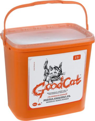Наполнитель для кошачьего туалета "GoodСat", силикагелевый, 11 л
