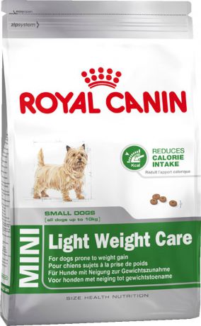 Корм сухой Royal Canin "Mini Light weight care", для взрослых собак склонных к ожирению, 2 кг