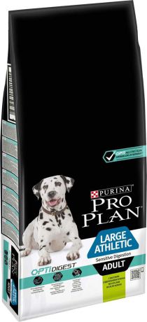 Корм сухой Pro Plan "Adult Large Athletic", для взрослых собак крупных пород с атлетическим телосложением, с ягненком, 14 кг
