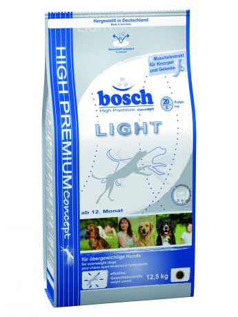 Корм сухой Bosch "Light" для собак с избыточным весом, 12,5 кг