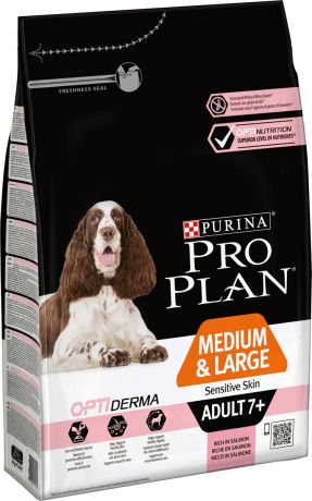 Корм сухой Pro Plan "Senior Sensitive" для собак старше 7 лет с чувствительной кожей, с лососем и рисом, 3 кг