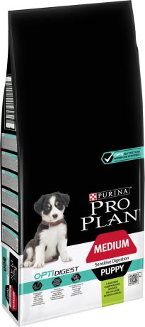 Корм сухой Pro Plan "Puppy Sensitive", для щенков с чувствительным пищеварением, с ягненком, 12 кг