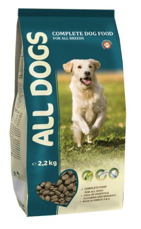 Корм сухой "ALL DOGS" для взрослых собак всех пород, 2,2 кг