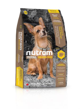 Сухой корм Nutram "GF SB Salmon & Trout Dog Food", для собак мелких пород, без зерновой, со вкусом мяса лосося и форели, 2,72 кг