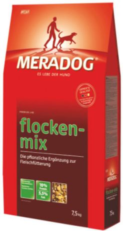 Корм сухой Meradog "Flockenmix", для взрослых собак, 7,5 кг
