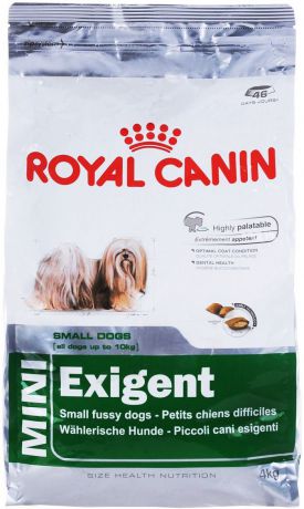 Корм сухой Royal Canin "Mini Exigent", для собак мелких пород, привередливых в питании, 4 кг
