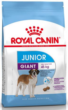 Корм сухой Royal Canin "Giant Junior", для щенков собак очень крупных размеров, 15 кг