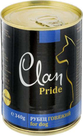 Консервы для собак Clan "Pride", рубец говяжий, 340 г