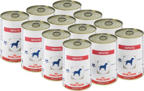 Консервы Royal Canin "Vet Hepatic", для собак при заболеваниях печени, 420 г, 12 шт