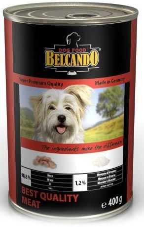 Консервы для собак "Belcando", с отборным мясом, 400 г