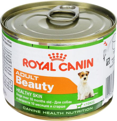 Консервы Royal Canin "Adult Beauty", для собак в возрасте 10 месяцев и старше, 195 г