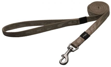 Поводок для собак Rogz "Alpinist", удлиненный, цвет: коричневый, ширина 1,6 см. Размер M. HLL23M