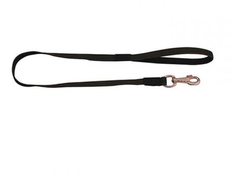 Поводок для собак Каскад "Классика", двухсторонний, со стальным карабином, ширина 2 см, длина 1,2 м