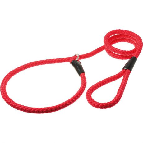 Поводок для собак "V.I.Pet", цвет: красный, диаметр 12 мм, длина 1,7 м