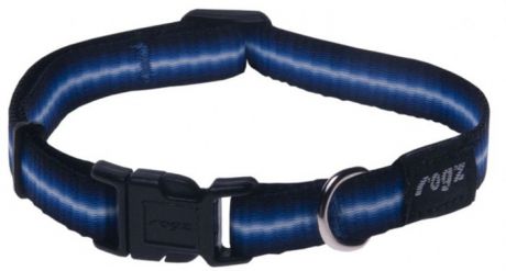 Ошейник для собак Rogz "Pavement Special", цвет: синий, ширина 1,1 см. Размер S