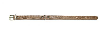 Ошейник для собак Аркон "Джунгли", 16 мм, обхват шеи 26-34 см, цвет: коричневый. од16/1