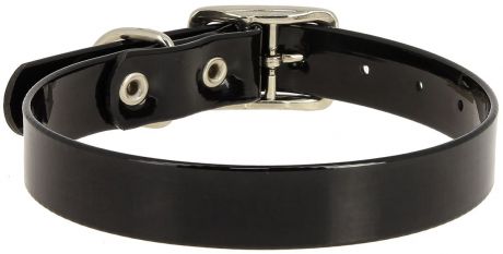 Ошейник для собак Каскад, цвет: черный, ширина 12 мм, обхват шеи 20-24 см