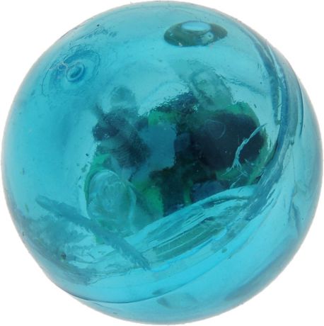 Мяч для собак "Camon", светящийся, цвет: синий, 38 мм