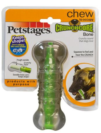 Игрушка для собак Petstages "Хрустящая косточка", длина 14 см. 265YEX
