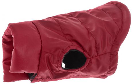 Куртка для собак "Алькор", унисекс, цвет: красный. Размер XS
