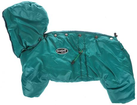 Комбинезон для собак Kuzer-Moda "Полярник", зимний, унисекс, цвет: зеленый. Размер ХL