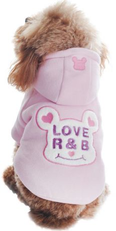 Куртка для собак Dobaz "Love R&B", утепленная, цвет: розовый. ДЛ1105АХХЛ. Размер XXL