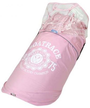 Куртка для собак "Dobaz", водонепроницаемая, цвет: прозрачно-розовый. ДА13033Б6ХЛ. Размер 6XL