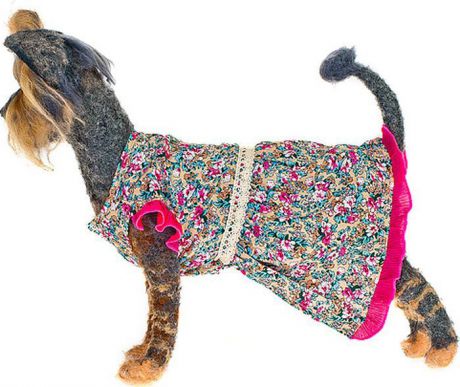 Платье для собак Happy Puppy "Молли", для девочки. Размер 4 (XL)