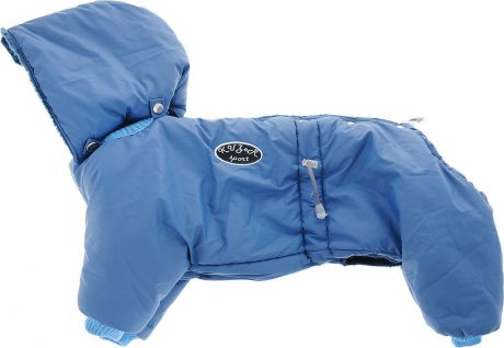 Одежда для собак Kuzer-Moda "Полярник", комбинезон зимний, KZ001808 унисекс, индиго, размер L
