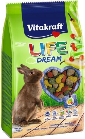 Корм для кроликов Vitakraft "Life Dream", 600 г