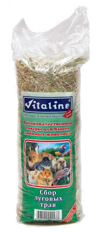 Сено для грызунов "Vitaline", сбор луговых трав, 400 г