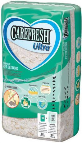 Наполнитель CareFresh "Ultra", для птиц и мелких домашних животных, на бумажной основе, 10 л